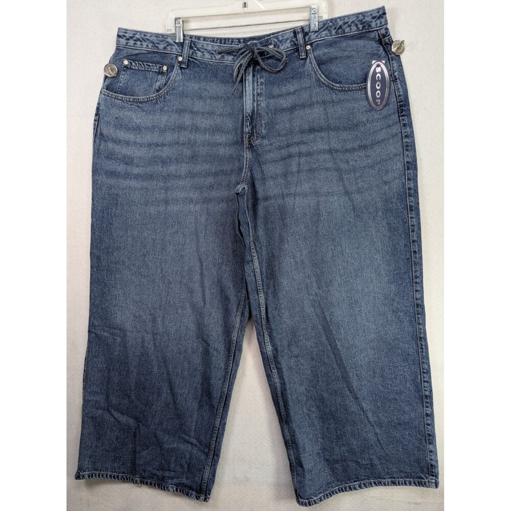 Scoop - Low Slung - Wide Leg Jeans - Women's - Relaxed Fit - Size 22W